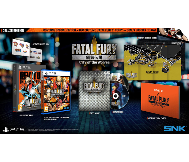 PlayStation FATAL FURY City of the Wolves - Deluxe Edition - 1315239 - zdjęcie 3